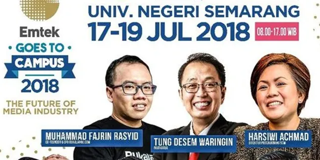 Perkaya Wawasan Dengan Hadiri 'Emtek Goes To Campus' (EGTC) 2018 di Semarang