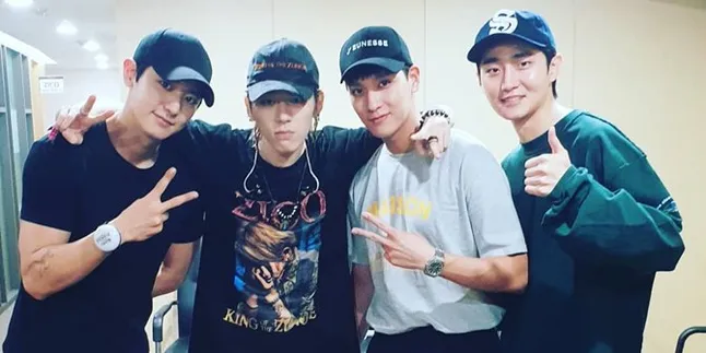 Persahabatan Keren, Chanyeol EXO dan Choi Tae Joon Nonton Konser Zico