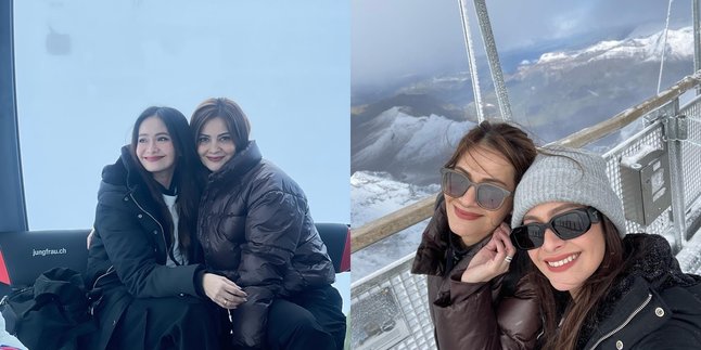 Their Friendship Lasts Until They Are Called Similar, Here Are 7 Exciting Photos of Cut Tary and Ersa Mayori on Vacation Together in Switzerland
