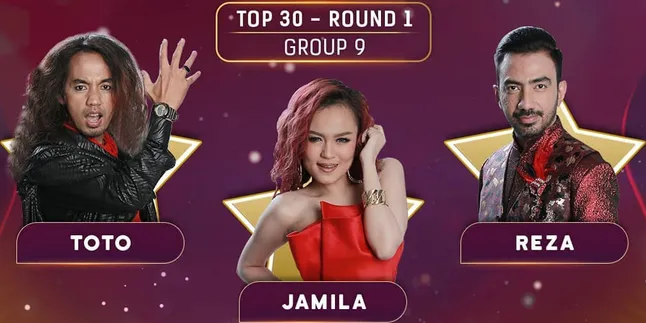 Persaingan Grup 9 Top 30 D'Star: Reza Tertinggi, Jamila Terendah