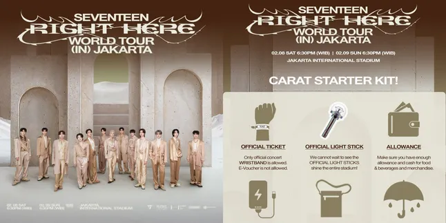 Persiapan Konser SEVENTEEN 'RIGHT HERE' IN Jakarta Day 2: Tiket, Starter Kit, dan Info Penting Persiapan Konser SEVENTEEN 'RIGHT HERE' IN Jakarta Day 2: Tiket, Starter Kit, dan Info Penting