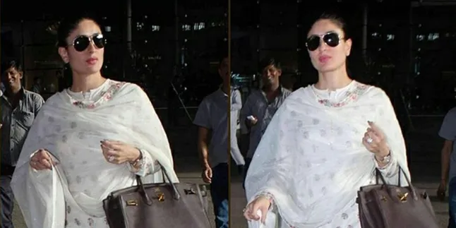 Perut Buncit, Kareena Kapoor Tampil Chic Dengan Jeans dan T-Shirt Perut Buncit, Kareena Kapoor Tampil Chic Dengan Jeans dan T-Shirt