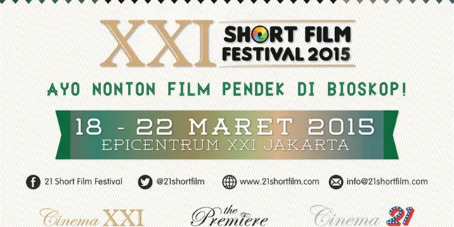 Peserta Naik 50%, XXI Short Film Festival 2015 Lebih Meriah Peserta Naik 50%, XXI Short Film Festival 2015 Lebih Meriah