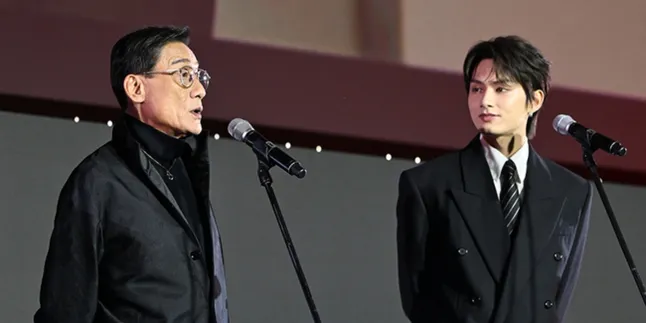 The Charm of Jun SEVENTEEN at the Screening of 'THE SHADOW'S EDGE' at BIFF 2025 with Tony Leung