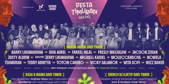 Pesta Timuran Jaksel Buka General Sales, Siapkan Kolaborasi dan Special Show Keren