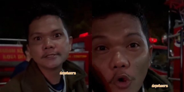 Depok Firefighter Gets Angry Again Due to Broken Equipment During Fire, Four Residents Suffer Burns