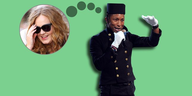 Pharrel Williams Cerita Mengapa Adele Keluarnya Lama