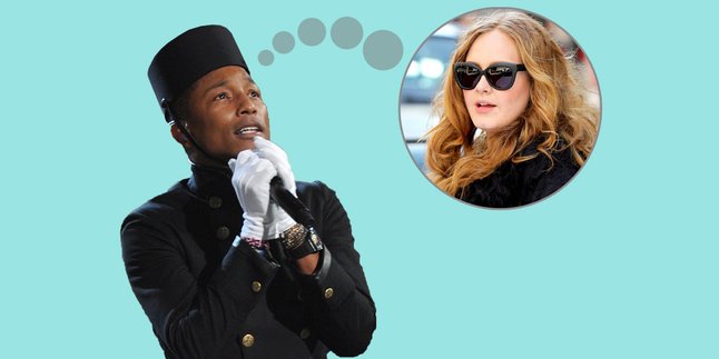 Pharrell: Cuma 20 Menit, Adele Langsung Keluar