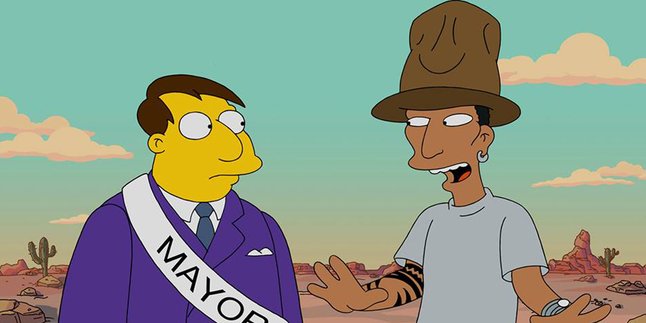 Pharrell Williams Tampil Dalam Serial THE SIMPSONS