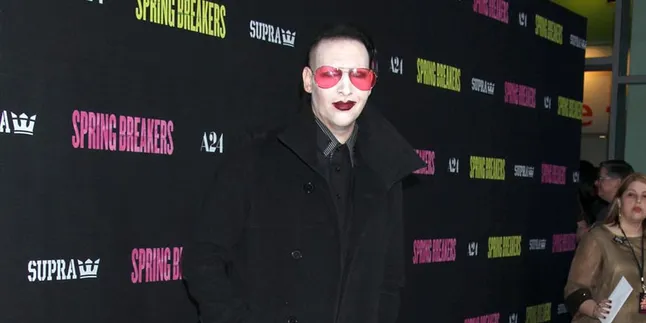 [Pic] Inilah Tampang Marilyn Manson Tanpa Make-up!