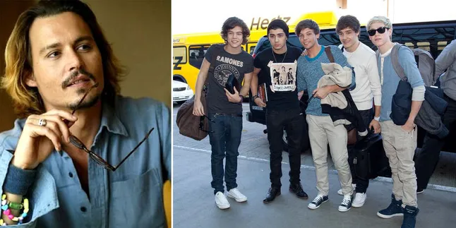 [Pic] One Direction Jamming Bareng Johnny Depp