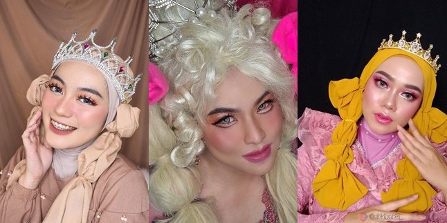 Creative Patterns 10 Netizens Imitate Makeup 'Keke Bukan Boneka', Making Cute