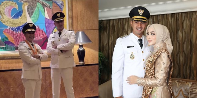 Portrait of Ali Syakieb Wearing PDU Uniform at the Inauguration, Margin Officially Becomes the Wife of the Deputy Regent