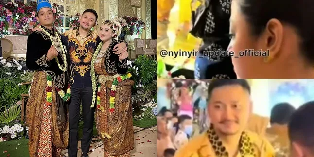 8 Potret Angga Wijaya di Pernikahan Lebby Wilayati, Beri Pelukan Haru - Ketemu Dewi Perssik dan Hanya Melirik