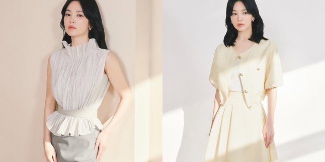 The Beautiful Portrait of Song Hye-Kyo Who Has Elegant and Charming Charisma with a Simple Fashion Style