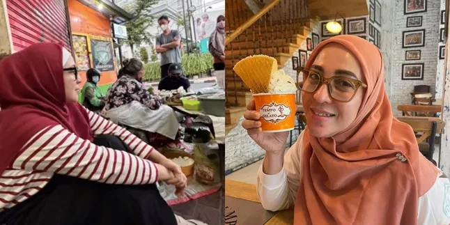 Potret Devi Permatasari Ceritakan Perjuangan Berburu Kue Lupis di Instagramnya