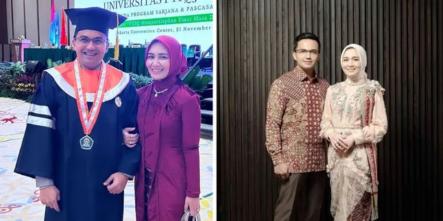 Potret Dine Mutiara, Istri Sahrul Gunawan yang Selalu Tampil Cantik Temani Suami