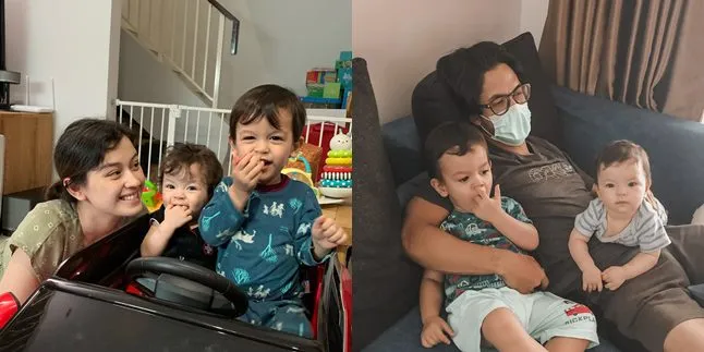 Potret Dua Anak Kimberly Ryder yang Makin Menggemaskan, Mulai Banyak Main - Gangguin Papa Sholat Potret Dua Anak Kimberly Ryder yang Makin Menggemaskan, Mulai Banyak Main - Gangguin Papa Sholat