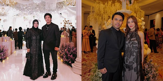 Portrait of the Duo Couple Aurel-Atta and Aaliyah-Thoriq Attending the Wedding of Vior-Vincent, Ameena's Father is Said to be Getting Thinner