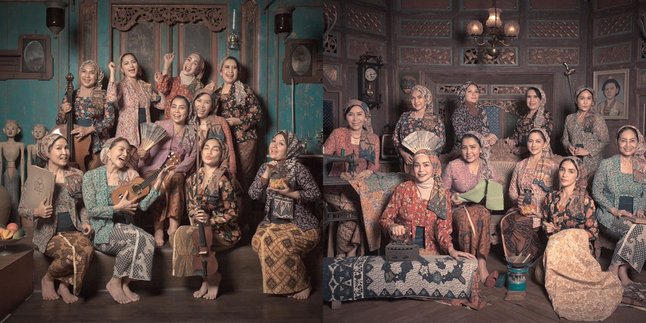 8 Portraits of Geng Kepompong Appearing as Javanese Women, from Mayangsari - Ussy Sulistiawaty's Totality