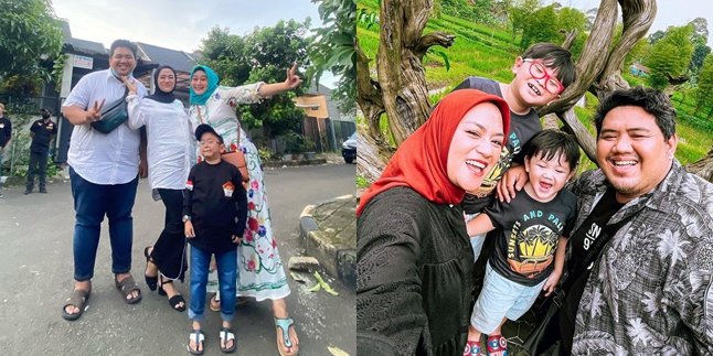 8 Harmonious Portraits of Yunita Lestari's Happy Family with Two Children, Now Reconciled with Daus Mini