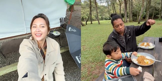 Beautiful portrait of Indah Permatasari and Arie Kriting healing in the forest, Netizens are curious about the location