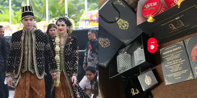 This is the Content of the Souvenir for Ngunduh Mantu Al Ghazali and Alyssa Daguise
