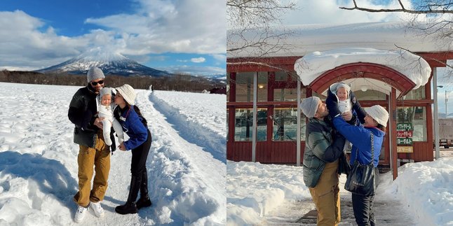 Portrait of Jessica Mila Enjoying Snow with Kyarra and Yakup Hasibuan in Niseko, Japan