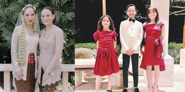 Portrait of Aishah Sinclair's Two Children Also Present at BCL and Tiko Aryawardhana's Wedding, Photo Together with Noah Sinclair