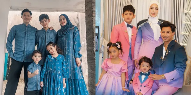 6 Potret Keluarga Sonny Septian dan Fairuz yang Kerap Pakai Couple Outfit, Model Bajunya Kece dan Fashionable