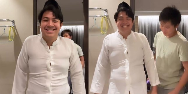 Funny Portraits of Jerome Polin Trying on Betawi Clothes Said to Resemble Baymax