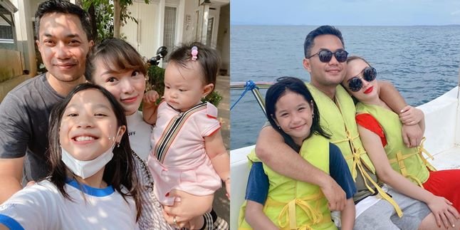 7 Pictures of Zaskia Gotik's Family Vacation in Bali, Joining Watersports, Stepchild's Face Attracts Attention