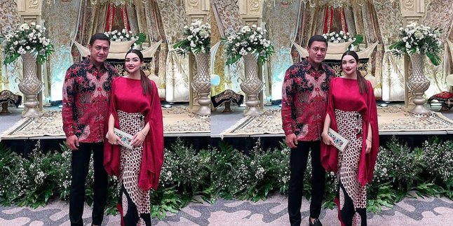 Portrait of Compact Nurah Syahfirah and Teuku Rafly at a Wedding, Beautiful Appearance Attracts Attention