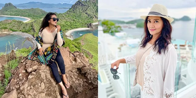8 Potret Liburan Bella Saphira di NTT, Pakai Sandal Jepit Bikin Salfok - Flawless Banget di Usia 48 Tahun