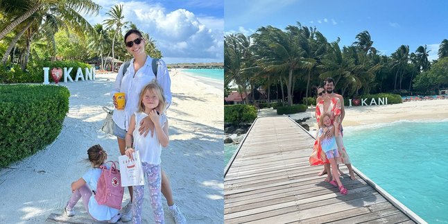 Marissa Nasution's Fun and Exciting Vacation Portrait in the Maldives with Family