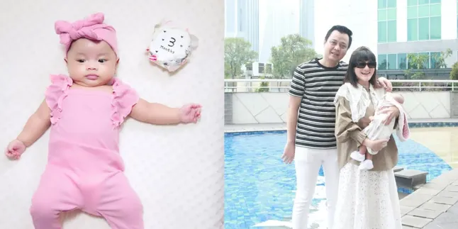 Potret Lucu Bayi Kiki Amalia yang Baru Saja Masuk Usia 3 Bulan, Makin Menggemaskan