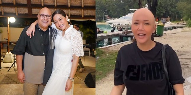 8 Photos of Maia Estianty with a Bald Head, Ended Up Looking Like Irwan Mussry - Still Beautiful Even with a Shaved Head