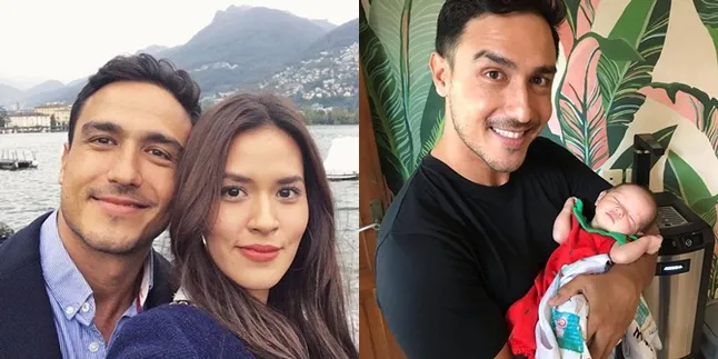 Potret Manis Baby Zalina Tidur Tengkurap di Atas Tubuh Hamish Daud