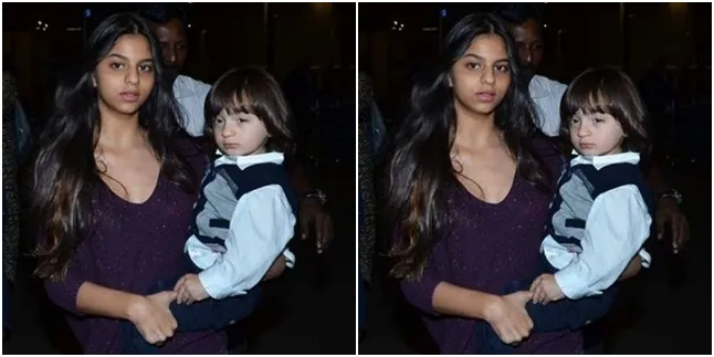 Potret Manis Suhana Khan dan AbRam Khan, Pelukan Hangat dan Mesra