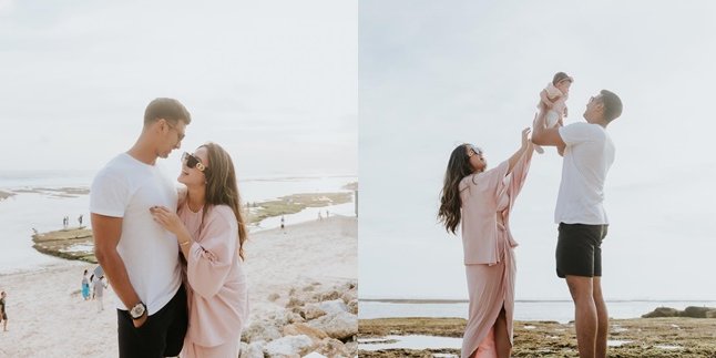 11 Photos of Margin Wieheerm & Ali Syakieb Celebrating Their First Anniversary on the Beach, Expressing a Lifelong Love - Happier Together with Baby Guzel