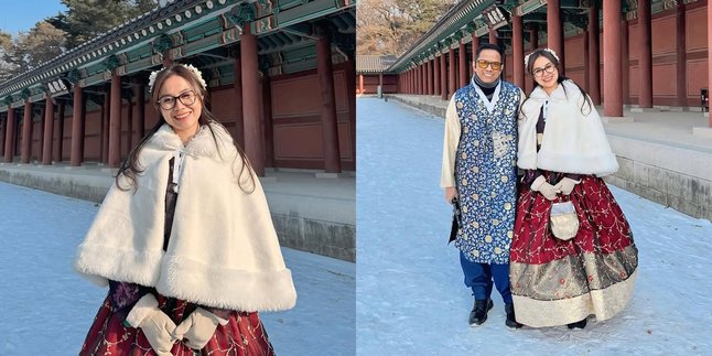 Portrait of Mayang Lucyana Wearing Hanbok in Korea, Called Beautiful and Devoted for Honoring Her Parents