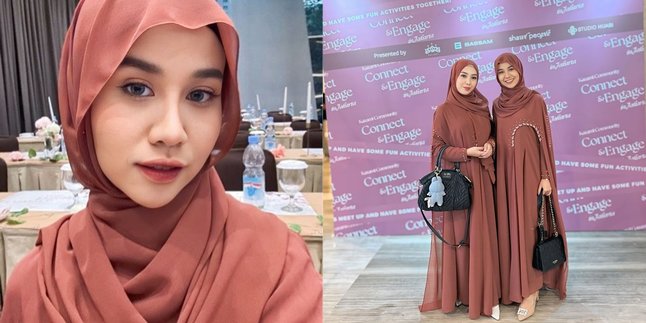 7 Portraits of Mayang Lucyana Wearing a Gamis and Hijab, Now Flooded with Praise