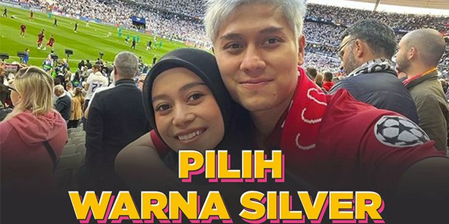 Charming Portrait of Rizky Billar with Silver Hair, Resembling Zayn Malik??