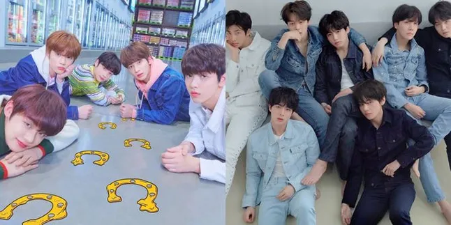 Potret Momen Manis BTS Bertemu dengan TXT Berikan Dukungan Serta Nasihat