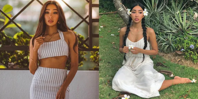 Potret Moon Gabi, Model Eksotis yang 'Tabrak' Standar Kecantikan Korea