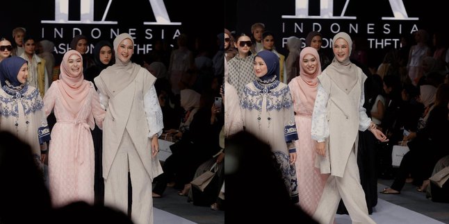 Portrait of Paula Verhoeven Returning to the Catwalk After Parting with Baim Wong, Introducing Her Latest Collection at IFA