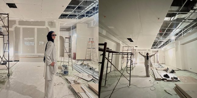 Portrait of Paula Verhoeven Ready to Launch Her Own Clothing Brand, Monitoring Store Construction Directly