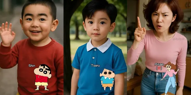 Portrait of the Cartoon Character Shincan If Using AI, Its Visuals Are Very Representative and Realistic