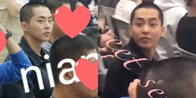 Potret Penampilan Xiumin Berangkat Wajib Militer, Rambut Cepak & Wajah Cute Potret Penampilan Xiumin Berangkat Wajib Militer, Rambut Cepak & Wajah Cute
