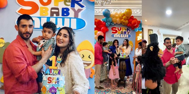 7 Photos of Tania Nadira's Fourth Child's Birthday Celebration, Turning One Year Old - Known as the Calmest Youngest Child